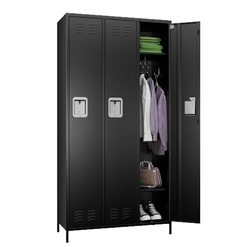 SUPEER 3 Door Metal Storage Locker for Employees