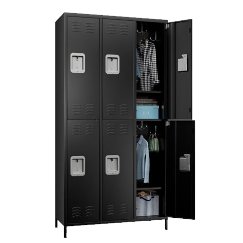 SUPEER 6 Door Metal Storage Locker for Employees